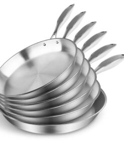 SOGA 6X Stainless Steel Fry Pan Frying Pan Top Grade Induction Skillet Cooking FryPan
