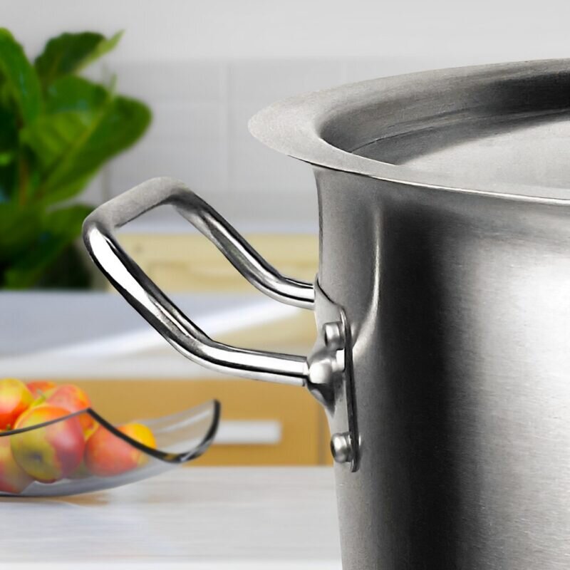 SOGA Stock Pot 225L Top Grade Thick Stainless Steel Stockpot 18/10 Without Lid - Image 8