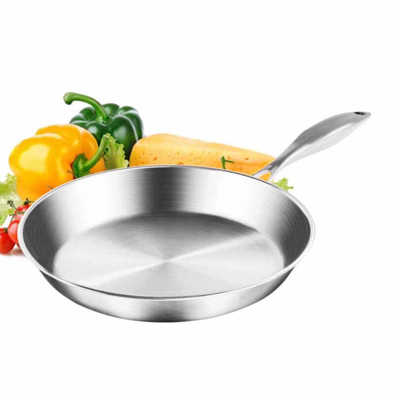 SOGA 4X Stainless Steel Fry Pan Frying Pan Top Grade Induction Skillet Cooking FryPan - Image 9