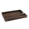 1-SOGA Large Walnut Rectangle Wooden Tray Breakfast Dinner Serving Board Tea Set Holder Kitchen Home Decor