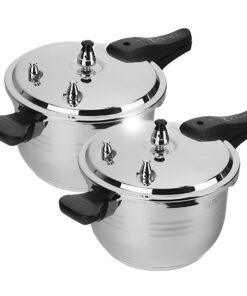 2X 10L Commercial Grade Stainless Steel Pressure Cooker