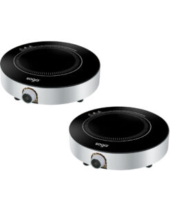 SOGA 2X 26cm Smart Electric Induction Cooktop Portable Kitchen Cooker for Cookware