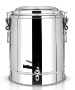 SOGA 30L Stainless Steel Insulated Stock Pot Dispenser Hot & Cold Beverage Container With Tap