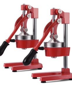 SOGA 2X Commercial Manual Juicer Hand Press Juice Extractor Squeezer Orange Citrus Red