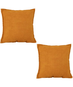 SOGA 2X 50cm Throw Pillow Mustard Wabi Sabi Arches Indoor and Outdoor Kavka for Home Decor