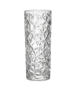 SOGA 14cmx30cm Heavy Duty Glass Vase Crystal Clear Design for Home D?cor