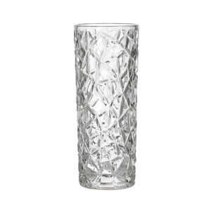 SOGA 14cmx30cm Heavy Duty Glass Vase Crystal Clear Design for Home D?cor
