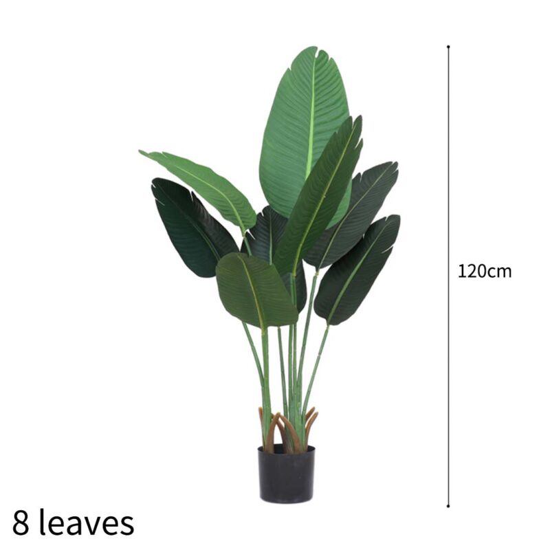 SOGA 4X 120cm Artificial Green Indoor Traveler Banana Fake Decoration Tree Flower Pot Plant - Image 2