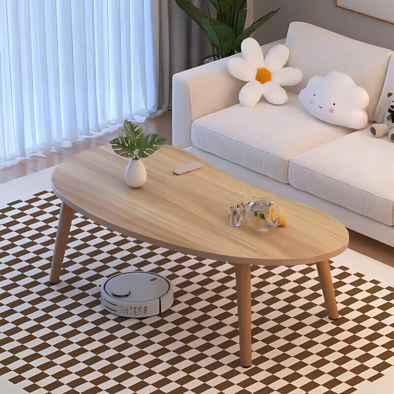 SOGA 80x40cm Stone Pattern Living Room Nordic  Coffee Table Modern Style - Image 2