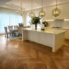 3-Timbo Solid Oak Chevron Parquet Timber Flooring Premium Quality Floorboards