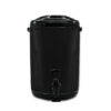 3-SOGA 2X 18L Stainless Steel Insulated Milk Tea Barrel Hot and Cold Beverage Dispenser Container with Faucet Black