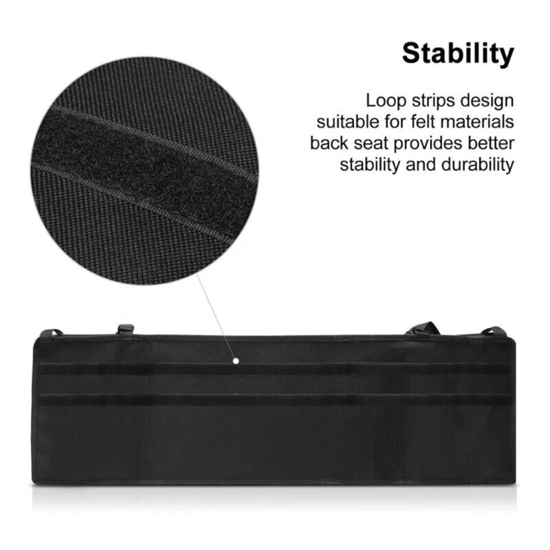 SOGA Oxford Cloth Car Storage Trunk Organiser Backseat Multi-Purpose Interior Accessories Black - Image 4
