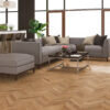 4-Timbo Solid Oak Chevron Parquet Timber Flooring Premium Quality Floorboards