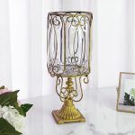 4-SOGA Clear Glass Cylinder Flower Vase with 6 Bunch 4 Heads Artificial Fake Silk Magnolia denudata Home Decor Set