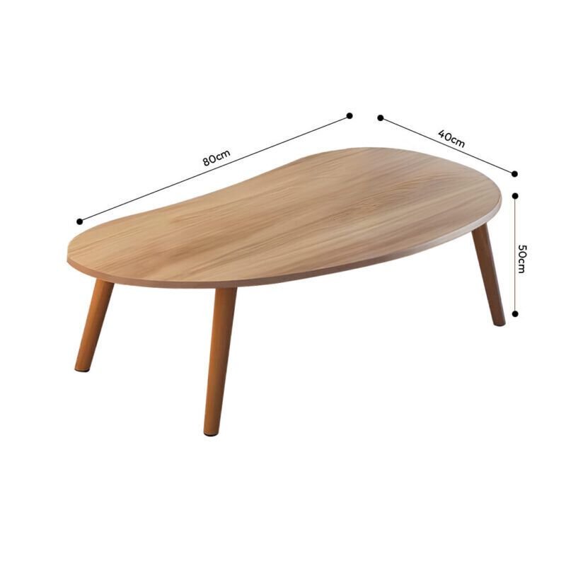 SOGA 80x40cm Stone Pattern Living Room Nordic  Coffee Table Modern Style - Image 4