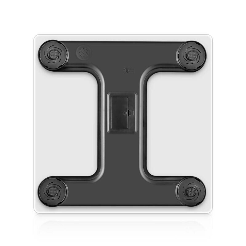 Glass LCD Digital Body Fat Scale Bathroom Electronic Gym Water Weighing Scales White - Image 5