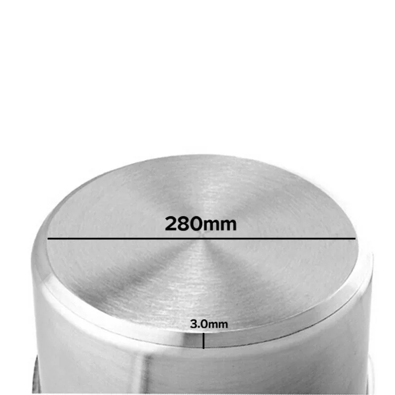 SOGA Dual Burners Cooktop Stove, 30cm Cast Iron Skillet and 17L Stainless Steel Stockpot 28cm - Image 5