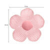 6-SOGA 2X Pink Flower Cushion Shaped for Floor and Sitting Throw Pillow