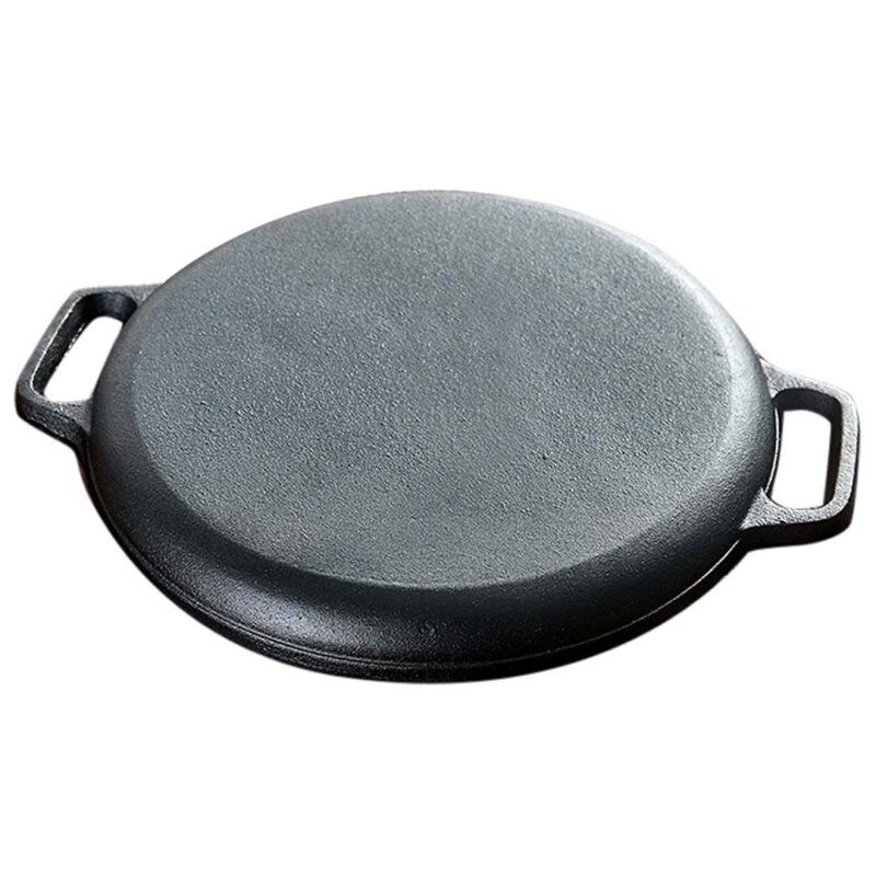 SOGA Dual Burners Cooktop Stove, 30cm Cast Iron Skillet and 17L Stainless Steel Stockpot 28cm - Image 8