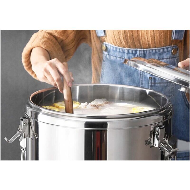 SOGA 2X 30L Stainless Steel Insulated Stock Pot Dispenser Hot & Cold Beverage Container With Tap - Image 8