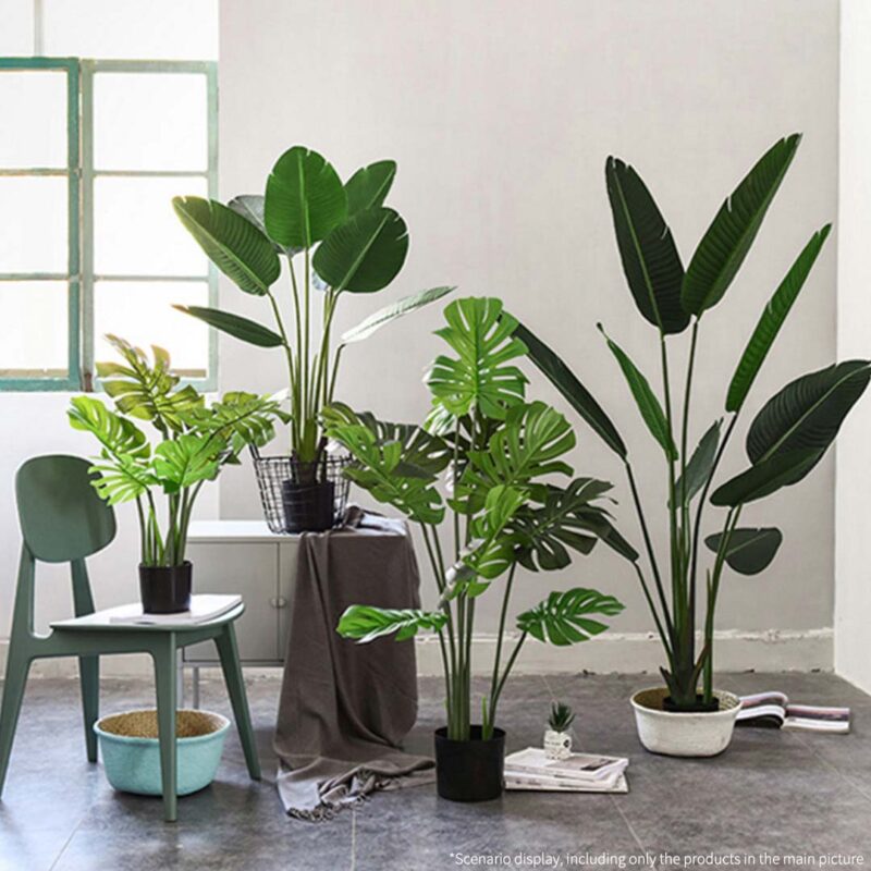 SOGA 4X 120cm Artificial Green Indoor Traveler Banana Fake Decoration Tree Flower Pot Plant - Image 8
