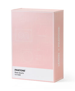 Lexon GIFT Set PANTONE - Includes Mino+ Mini Speaker, Flip Classic Clock, Mina M Lamp, Thykho 3  Speaker - Rose Pink