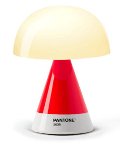 Lexon Mina M Medium Portable Led Lamp PANTONE -2035 Red