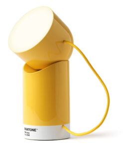 Lexon Orbe Portable Led Lamp With Moving Head PANTONE - Yellow