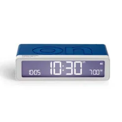 Lexon Flip Classic Reversible Alarm Clock PANTONE - Classic Blue