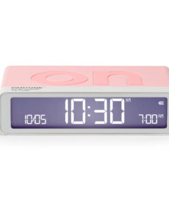Lexon Flip Classic Reversible Alarm Clock PANTONE - Rose Pink