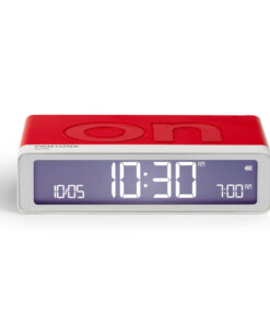 Lexon Flip Classic Reversible Alarm Clock PANTONE - 2035 Red