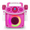 Singing Machine Mini Sparkle Bluetooth Karaoke Speaker - Pink