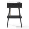 Victrola Eastwood II Turntable - Black + Entertainment Stand Bundle - Black