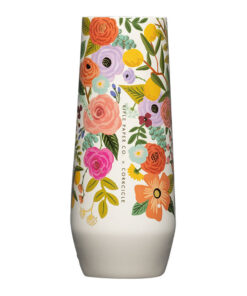 Corkcicle Stemless Flute - 207ml Rifle Paper - Garden Party Cream