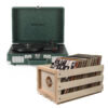 Crosley Cruiser Bluetooth Portable Turntable - Emerald Green + Bundled Crosley Record Storage Crate