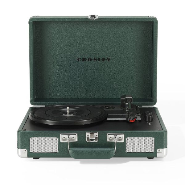 Crosley Cruiser Bluetooth Portable Turntable - Dark Emerald