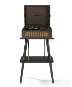 Crosley Voyager Bluetooth Portable Turntable + Entertainment Stand Bundle - Coca