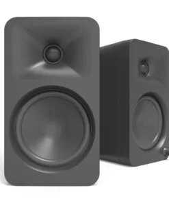 Kanto ORA4 140W Powered Reference Speakers with USB-C Input and Bluetooth - Black, Pair
