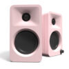 Kanto ORA 100W Powered Reference Desktop Computer Speakers with Bluetooth 5.0 Pink