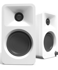 Kanto ORA4 140W Powered Reference Speakers with USB-C Input and Bluetooth - White, Pair
