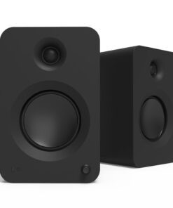Kanto REN 200W Powered Bookshelf Speakers with HDMI ARC, USB-C, and Bluetooth 5.3 - Matte Black, Pair