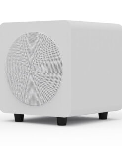 Limited Edition - Kanto SUB6 200W 6" Sealed Powered Subwoofer, Matte White, With White Grill