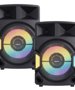 Majority PS500 - Bundled PA System 150w Bluetooth Karaoke-DJ-Party-PA System - Black