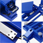 8-SOGA 4X 150kg Electronic Digital Platform Scale Computing Shop Postal Weight Blue