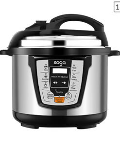 1-SOGA Electric Stainless Steel Pressure Cooker 10L 1600W Multicooker 16