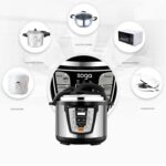 4-SOGA Electric Stainless Steel Pressure Cooker 12L 1600W Multicooker 16
