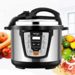 6-SOGA Electric Stainless Steel Pressure Cooker 12L 1600W Multicooker 16