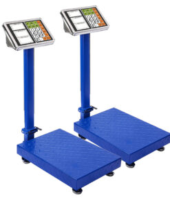 1-SOGA 2X  300kg Electronic Digital Platform Scale Computing Shop Postal Weight Blue