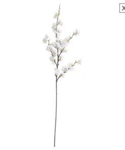 1-SOGA 10X Artificial Silk Flower Fake Cherry Blossom Bouquet Table Decor White