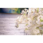 7-SOGA 10X Artificial Silk Flower Fake Cherry Blossom Bouquet Table Decor White
